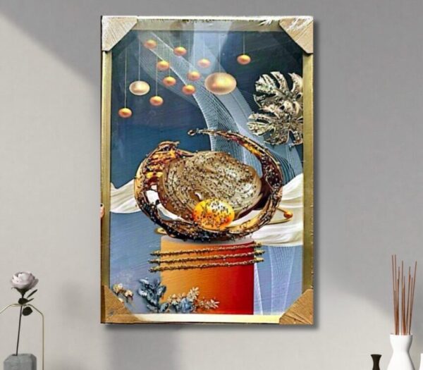 une œuvre d’art abstraite