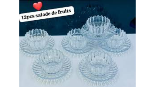 Verre salade de fruits 12 pcs