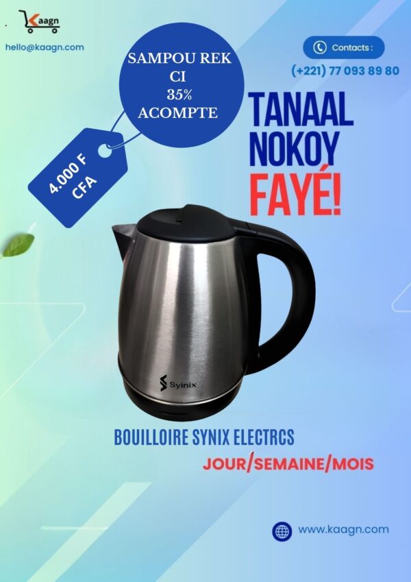 Bouilloire Synix Electrique