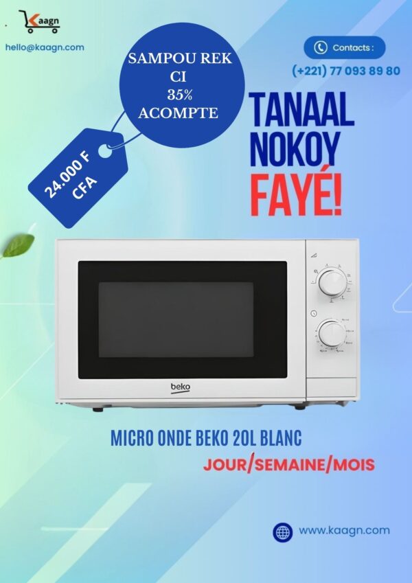 Micro Onde Beko 20L Blanc