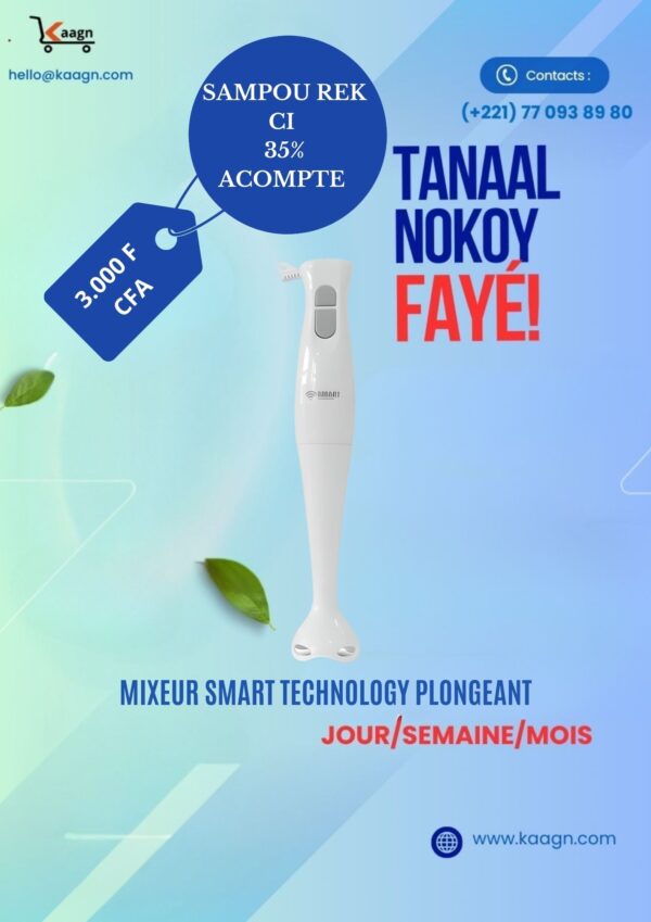 Mixeur Smart technology Plongeant