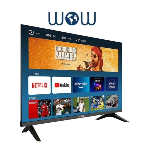 WOW 43" Smart Android Full HD - Noir – Image 4