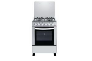 CUISINERE ASTECH 4FEUX 60X60 A GAZ AVEC FOUR A GAZ INOX