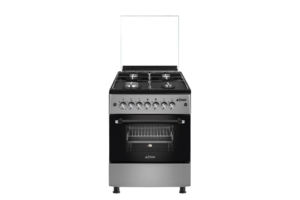 CUISINERE ASTECH 4FEUX 60X60 A GAZ AVEC FOUR A GAZ INOX