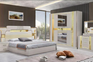 CHAMBRE A COUCHER 6 BATTANTS 4 PIECES 2