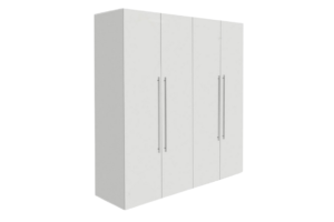 ARMOIRE 4 BATTANTS BLANC