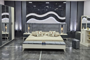 CHAMBRE A COUCHER 6 BATTANTS 4 PIECES