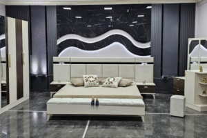 CHAMBRE A COUCHER 6 BATTANTS 4 PIECES