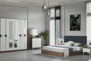 CHAMBRE A COUCHER 6 BATTANTS 4 PIECES